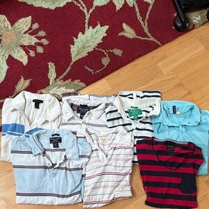 8 Assorted Name Brand Polos and T shirts READ DESCRIPTION